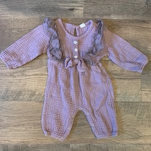 Boho Purple Romper